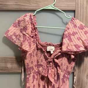 Pink and Purple CLEOBELLA Floral Dress